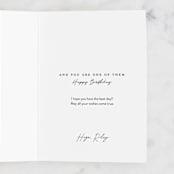 "Awesome January" - Single Greeting Cards in Marigold by Maja Cunningham - Customizable Interior Example