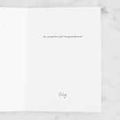 "Oh heck yes" - Single Greeting Cards in Ocean by Jackie Crawford - Customizable Interior Example