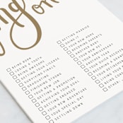 "All-Purpose Congrats" - Single Greeting Cards in Gold by Jess Wilson - Close-Up