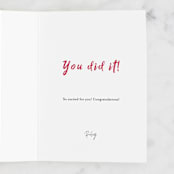 "Spritz" - Single Greeting Cards in Hot Pink by chocomocacino - Customizable Interior Example