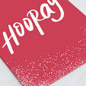 "Spritz" - Single Greeting Cards in Hot Pink by chocomocacino - Close-Up