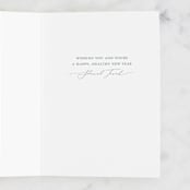 "Classic Hebrew" - Single Greeting Cards in Mint by Alexandra Cohn - Interior