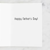 "Dad, You're Such a Fungi" - Single Greeting Cards in Cherry by Noonday Design - Interior