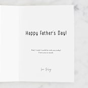"Dad, You're Such a Fungi" - Single Greeting Cards in Cherry by Noonday Design - Customizable Interior Example