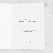 "Yes" - Single Greeting Cards in Rust by Jill Means - Customizable Interior Example