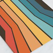 "rad+dad" - Single Greeting Cards in Ochre Sunset by Tennie and Co. - Close-Up