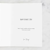 "Gray" - Single Greeting Cards in Ink by Wildflower Paper Company - Customizable Interior Example