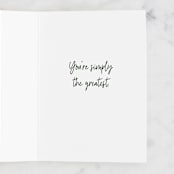 "Father's Day Watercolor Greenery" - Single Greeting Cards in Greenery by Yao Cheng Design - Interior