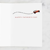 "Adventure" - Single Greeting Cards in Tawny by Erin German - Interior
