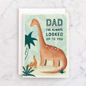 "I've Always Looked Up to You" - Single Greeting Cards in Sienna by Rachael Pietsch - Front