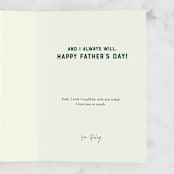 "I've Always Looked Up to You" - Single Greeting Cards in Sienna by Rachael Pietsch - Customizable Interior Example