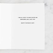 "Jackpot Father's Day" - Single Greeting Cards in Ink by Paper Sun Studio - Interior