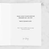 "Jackpot Father's Day" - Single Greeting Cards in Ink by Paper Sun Studio - Customizable Interior Example