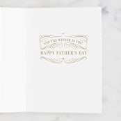 "Award of Excellence" - Single Greeting Cards in Navy by Shannon Chen of Four Wet Feet Studio - Interior