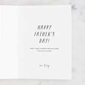"You're a Rad Dad" - Single Greeting Cards in Ink by Alethea and Ruth - Customizable Interior Example