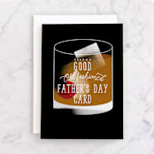 "Old Fashioned Birthday Card" - Single Greeting Cards in Ink by Baumbirdy - Front