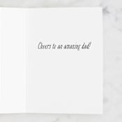 "Old Fashioned Birthday Card" - Single Greeting Cards in Ink by Baumbirdy - Interior
