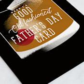 "Old Fashioned Birthday Card" - Single Greeting Cards in Ink by Baumbirdy - Close-Up
