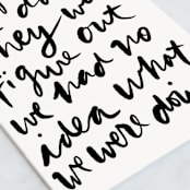 "crazy thing called parenting" - Single Greeting Cards in Ink by Inkblot Design - Close-Up
