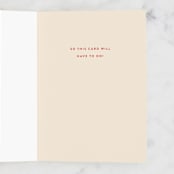 "I.O.U." - Single Greeting Cards in Ruby by Robert and Stella - Interior