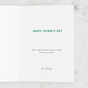 "Two Monsters" - Single Greeting Cards in Grass by Morgan Ramberg - Customizable Interior Example