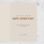"Aragostelle" - Single Greeting Cards in Taupe by chocomocacino - Customizable Interior Example
