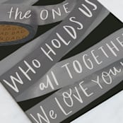 "Duck Tape Dad" - Single Greeting Cards in Obsidian by Alethea and Ruth - Close-Up