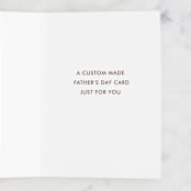 "Smart Fella" - Single Greeting Cards in Cocoa by Dawn Pope - Interior