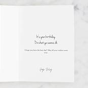 "Drink Beer Day" - Single Greeting Cards in Wheat by Grae - Customizable Interior Example