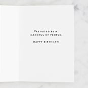 "World's Best Dad" - Single Greeting Cards in Arctic by Hudson meet Rose - Interior
