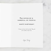 "World's Best Dad" - Single Greeting Cards in Arctic by Hudson meet Rose - Customizable Interior Example