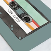"Oldie but Goodie Vintage Theme" - Single Greeting Cards in Moss by Emanuela Carratoni - Close-Up