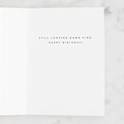 "All this Time" - Single Greeting Cards in Stone by Julie Murray - Interior
