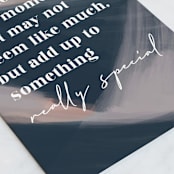 "My life with you" - Single Greeting Cards in Navy by Creo Study - Close-Up