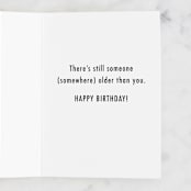 "Panic" - Single Greeting Cards in Ink by Wildflower Paper Company - Interior
