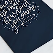 "No Matter How Loud" - Single Greeting Cards in Night by Carolyn Kach - Close-Up