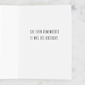 "lucky brother" - Single Greeting Cards in Slate by Wildflower Paper Company - Interior
