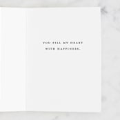 "Handsome flourish" - Single Greeting Cards in Ink by Stacey Meacham - Interior