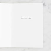 "Hey Handsome" - Single Greeting Cards in Gold by Magdalena Earnest - Interior