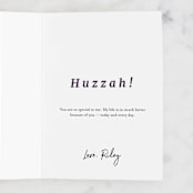 "Epic" - Single Greeting Cards in Cream by Sumak Studio - Customizable Interior Example