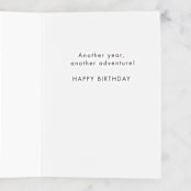 "ride" - Single Greeting Cards in Eggshell by Tennie and Co. - Interior