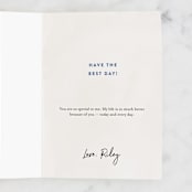 "Papa's Birthday" - Single Greeting Cards in Beige by Pixel and Hank - Customizable Interior Example
