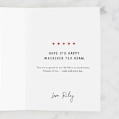 "Buffalo" - Single Greeting Cards in Desert by Tennie and Co. - Customizable Interior Example