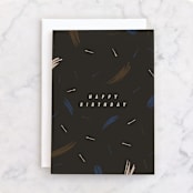"Dubliner" - Single Greeting Cards in Ink by Alex Roda - Front