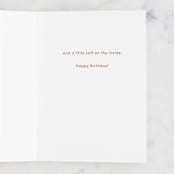 "Everything Bagel" - Single Greeting Cards in Poppy by Carol C. Young - Interior