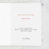 "Everything Bagel" - Single Greeting Cards in Poppy by Carol C. Young - Customizable Interior Example