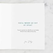 "Oldie but Goodie" - Single Greeting Cards in Vintage by Lauren Brown - Customizable Interior Example