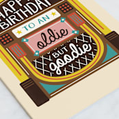 "Oldie but Goodie" - Single Greeting Cards in Vintage by Lauren Brown - Close-Up