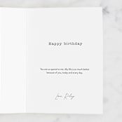 "King for the day" - Single Greeting Cards in Slate by Farinaz Vaseghi - Customizable Interior Example