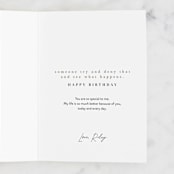 "Jolly good fellow" - Single Greeting Cards in Cream by Maja Cunningham - Customizable Interior Example